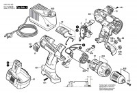 Bosch 0 601 912 420 Gsr 14,4 Ve-2 Batt-Oper Screwdriver 14.4 V / Eu Spare Parts